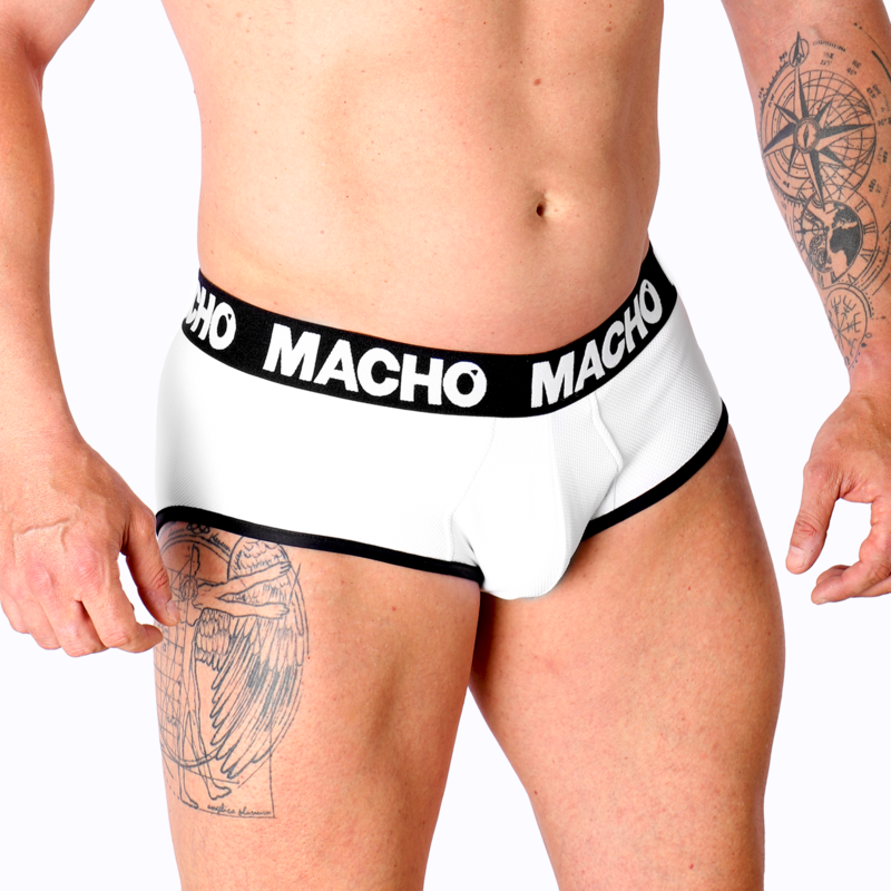Slip blanc rehausseur confortable — MACHO UNDERWEAR