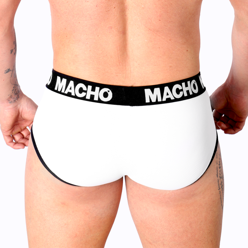 Slip blanc rehausseur confortable — MACHO UNDERWEAR