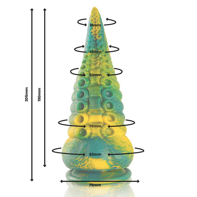 Gode tentacule mythologique en silicone — EPIC