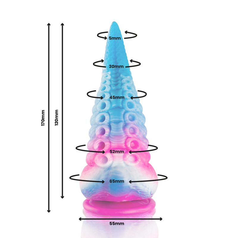 Gode tentacule Phorcys bleu petit format — EPIC