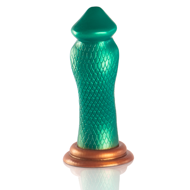 Godet mythologique Python en silicone vert — EPIC