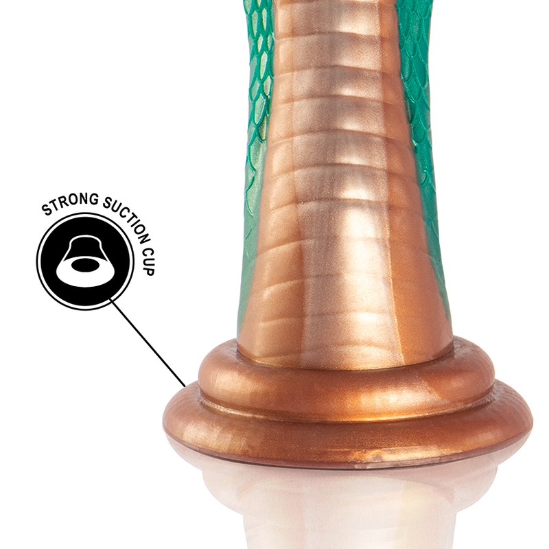 Godet mythologique Python en silicone vert — EPIC