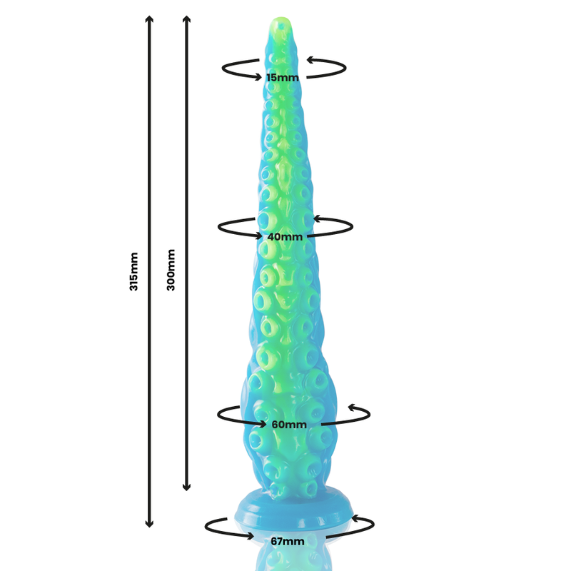 Gode tentacule fluorescent Scylla grande taille — EPIC