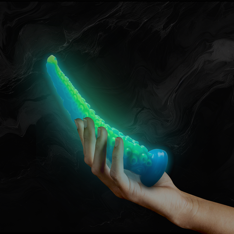 Godemichet tentacule fin fluorescent Scylla (petite taille) — EPIC