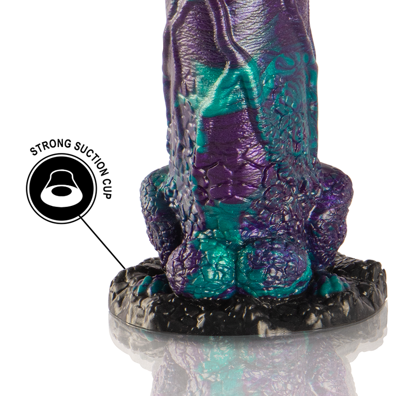 Godemichet Basilic double plaisir écaillé grande taille — EPIC