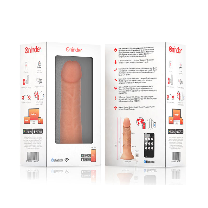 Gode vibrant connecté Bogotá taille moyenne — ONINDER