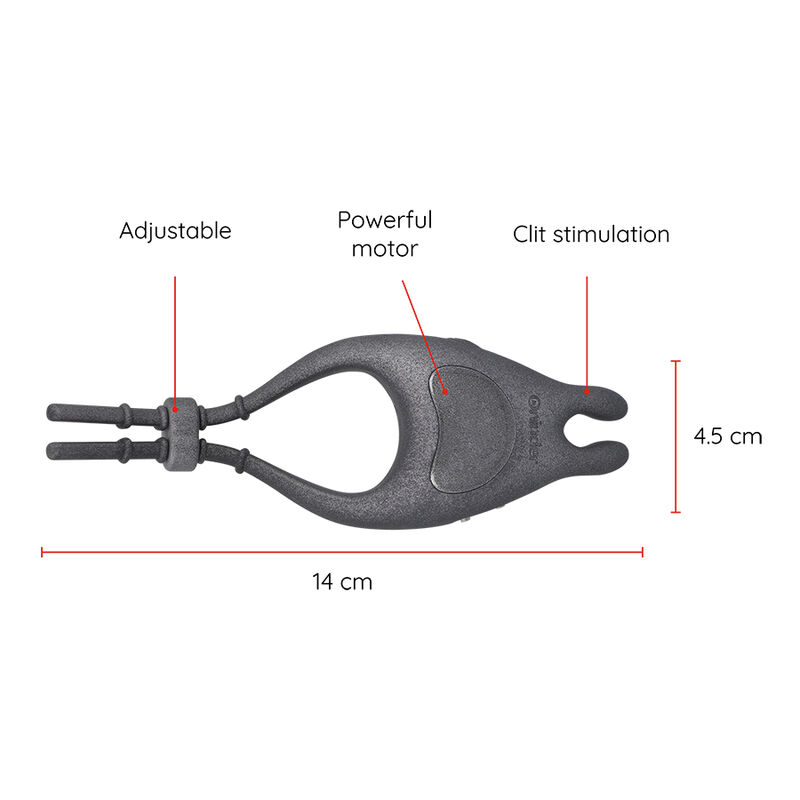 Anneau vibrant connecté Pampa avec stimulateur clitoridien — ONINDER