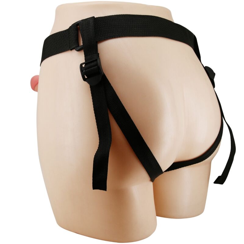 Harnais universel avec gode naturel 19 cm — PRETTY LOVE