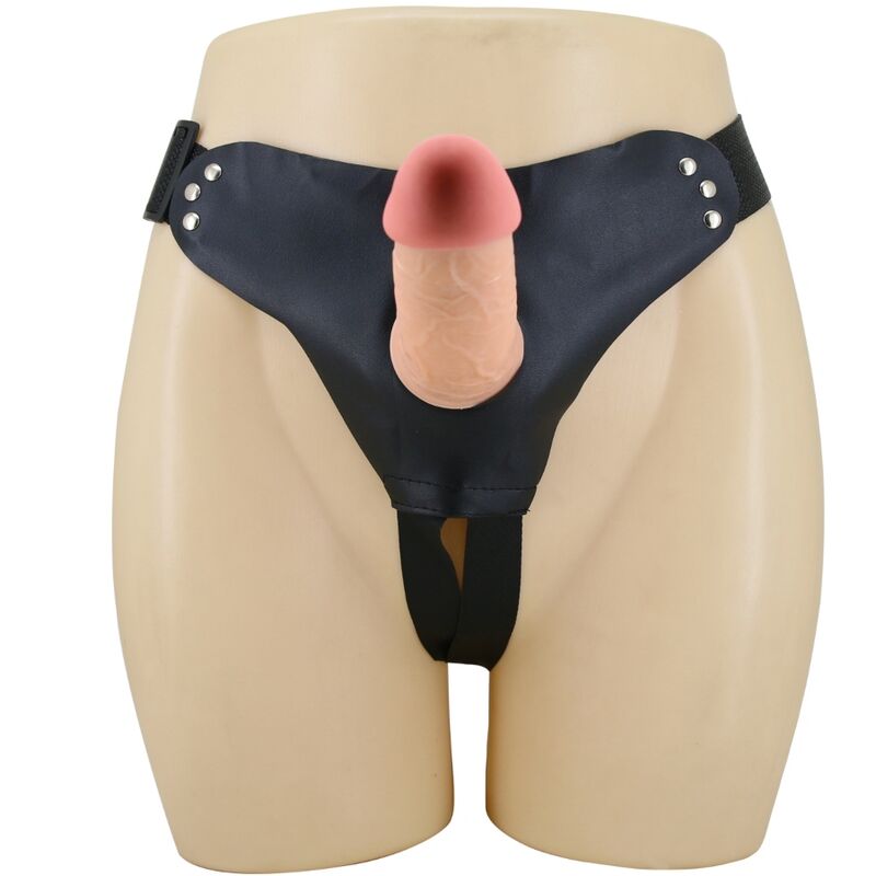Harnais universel avec gode naturel 19 cm — PRETTY LOVE