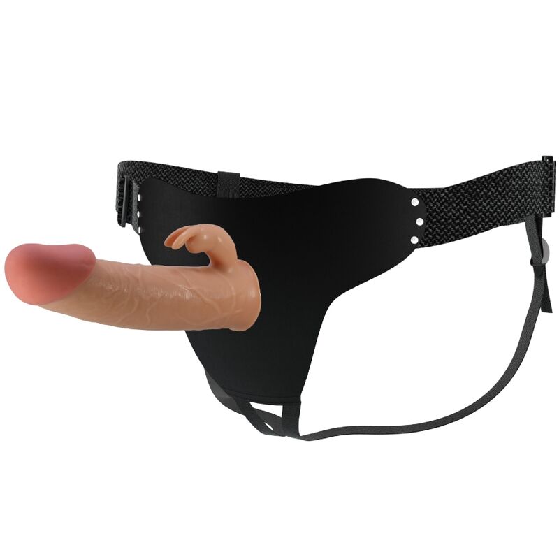 Harnais universel avec gode naturel 19 cm — PRETTY LOVE