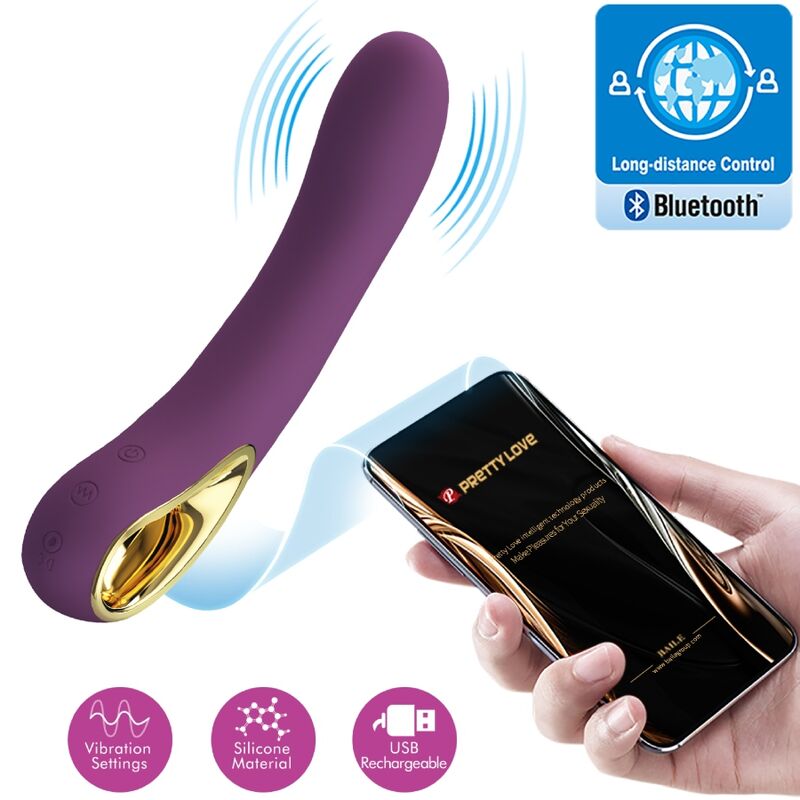 Vibromasseur point G souple rechargeable — PRETTY LOVE SMART