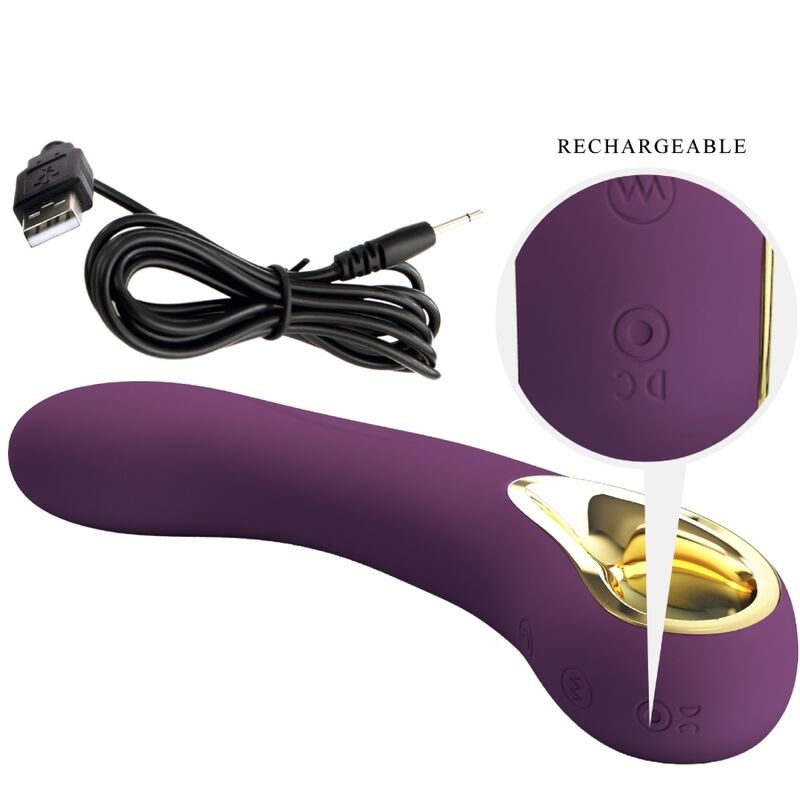 Vibromasseur point G souple rechargeable — PRETTY LOVE SMART