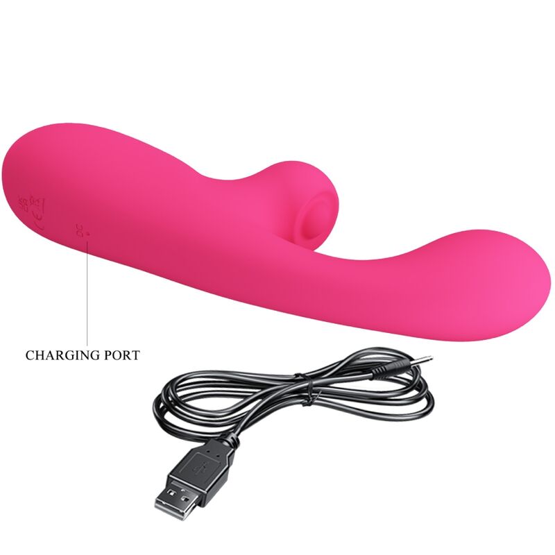 Vibrateur stimulateur double rose — PRETTY LOVE FLIRTATION