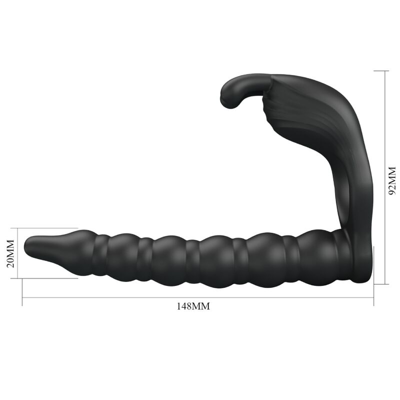 Blackney Vibrating Penis Ring & Prostate Plug — PRETTY LOVE PARTY UP