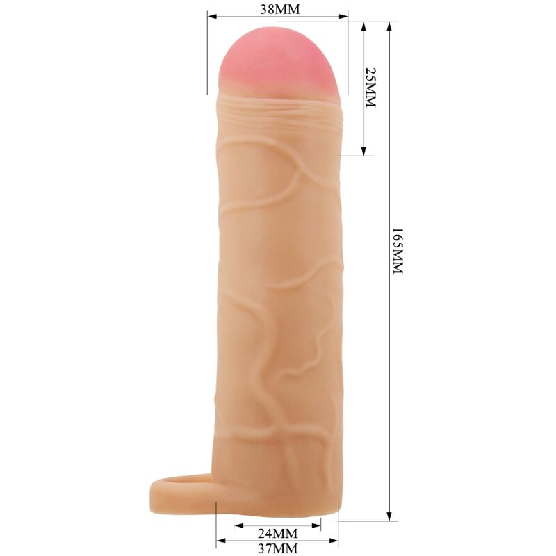Manchon d'extension pénienne texturé — PRETTY LOVE PARTY UP