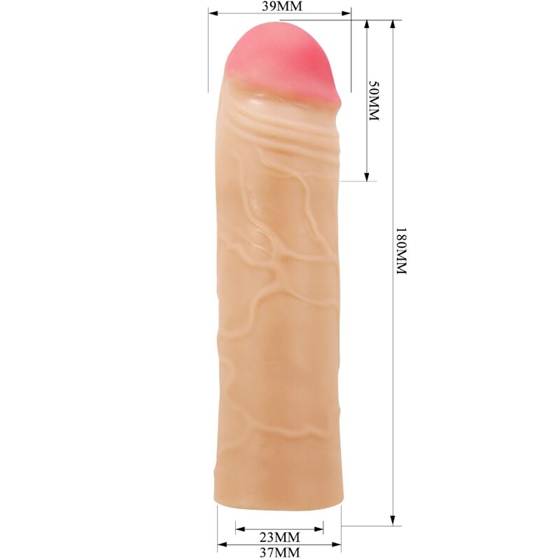 Extenseur pénien réaliste texture veines — PRETTY LOVE PARTY UP