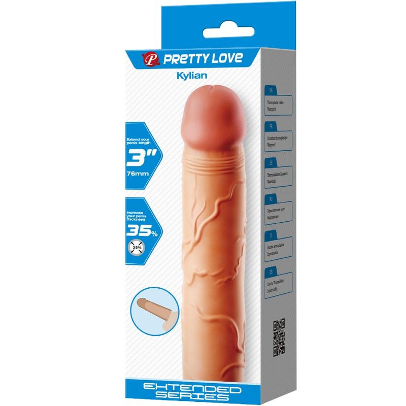 Manchon d'extension stimulant en silicone — PRETTY LOVE PARTY UP