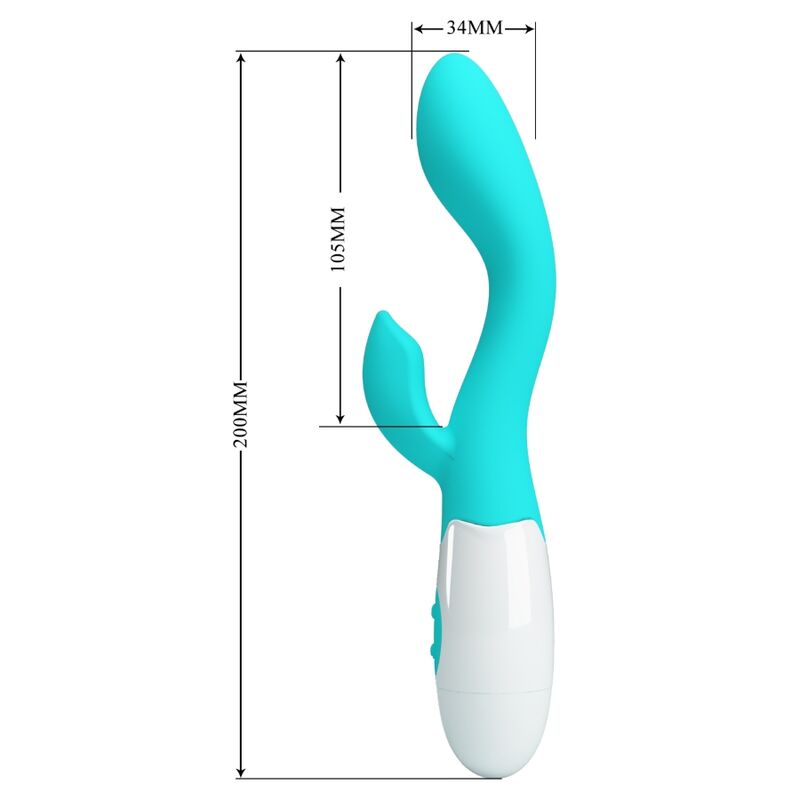 Vibrateur double stimulation point G et clitoris — PRETTY LOVE FLIRTATION