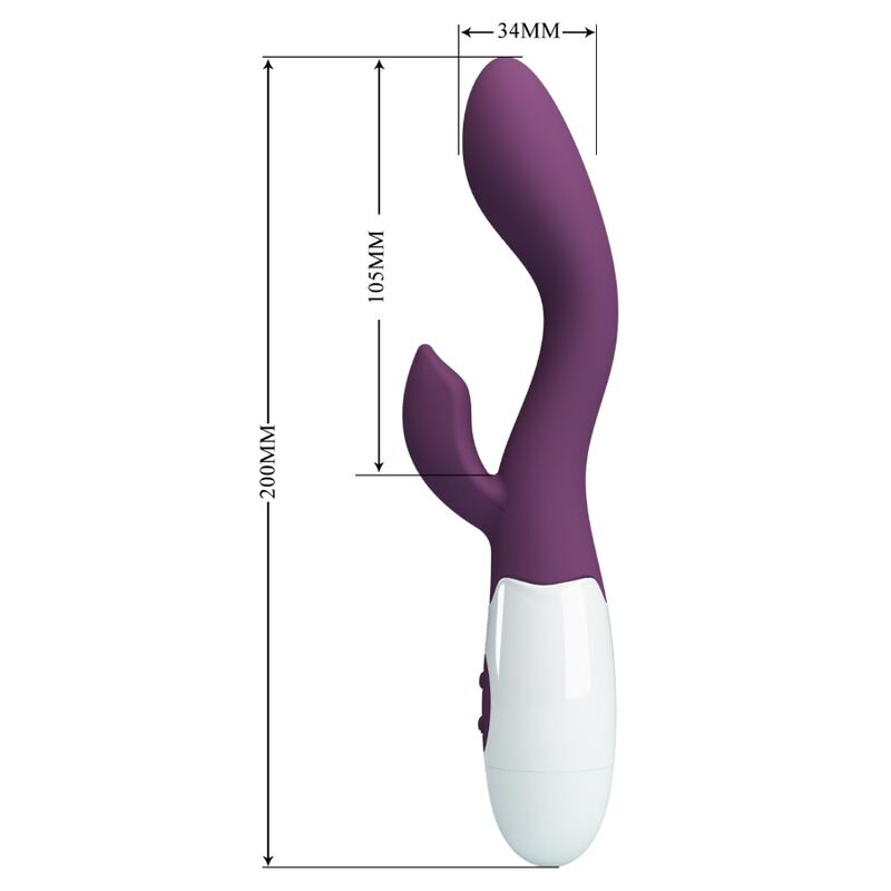 Stimulateur double vibrant point G et clitoris — PRETTY LOVE FLIRTATION