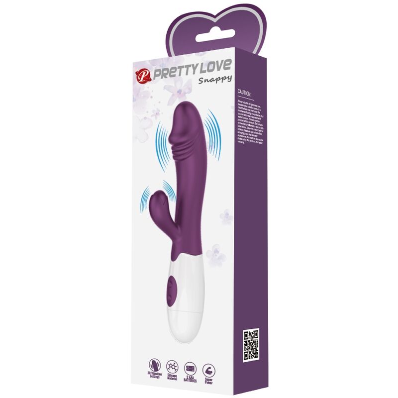 Double stimulateur vibrant snappy G-spot et clitoris — PRETTY LOVE FLIRTATION