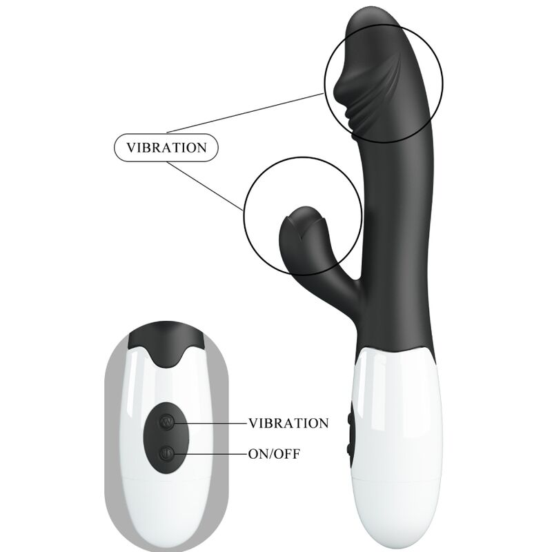 Double stimulateur G-spot et clitoridien Snappy — PRETTY LOVE FLIRTATION
