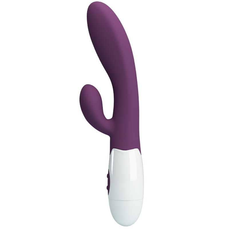 Vibrateur rabbit double stimulation point G et clitoris violet — Pretty Love Party Up