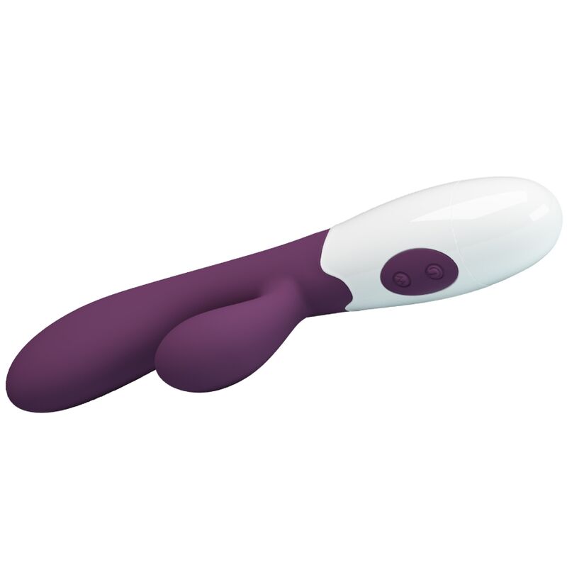 Vibrateur rabbit double stimulation point G et clitoris violet — Pretty Love Party Up