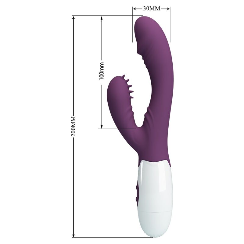 Stimulateur double rabbit vibrant et massage G — PRETTY LOVE FLIRTATION