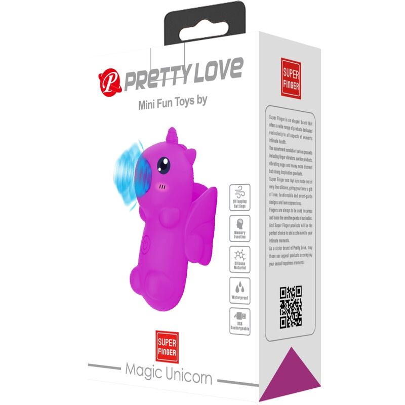 Stimulateur licorn compact à tapotements — PRETTY LOVE SMART