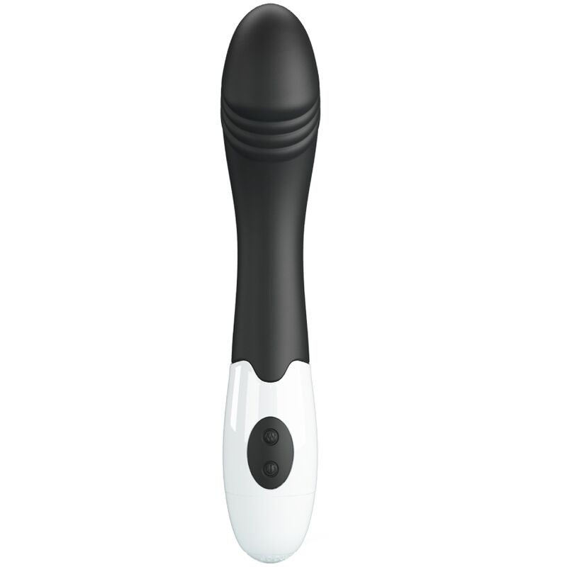 Vibrateur point G aux 30 modes en silicone noir — PRETTY LOVE PARTY UP