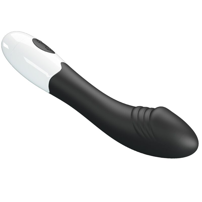 Vibrateur point G aux 30 modes en silicone noir — PRETTY LOVE PARTY UP