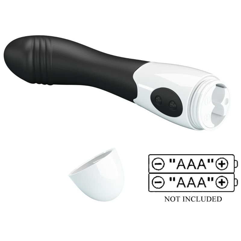 Vibrateur point G aux 30 modes en silicone noir — PRETTY LOVE PARTY UP