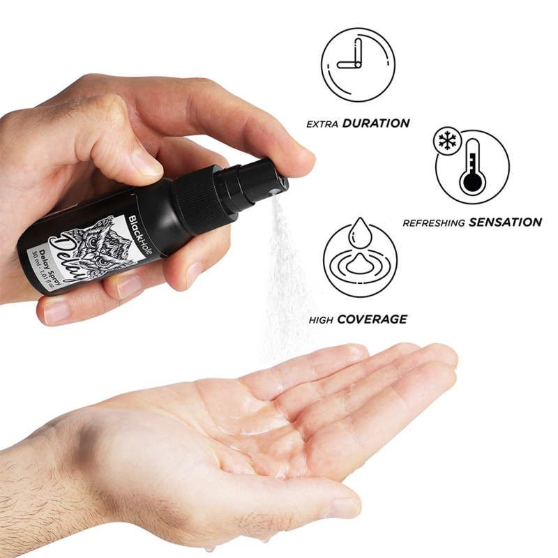 Spray retardateur à effet prolongé — BLACK HOLE