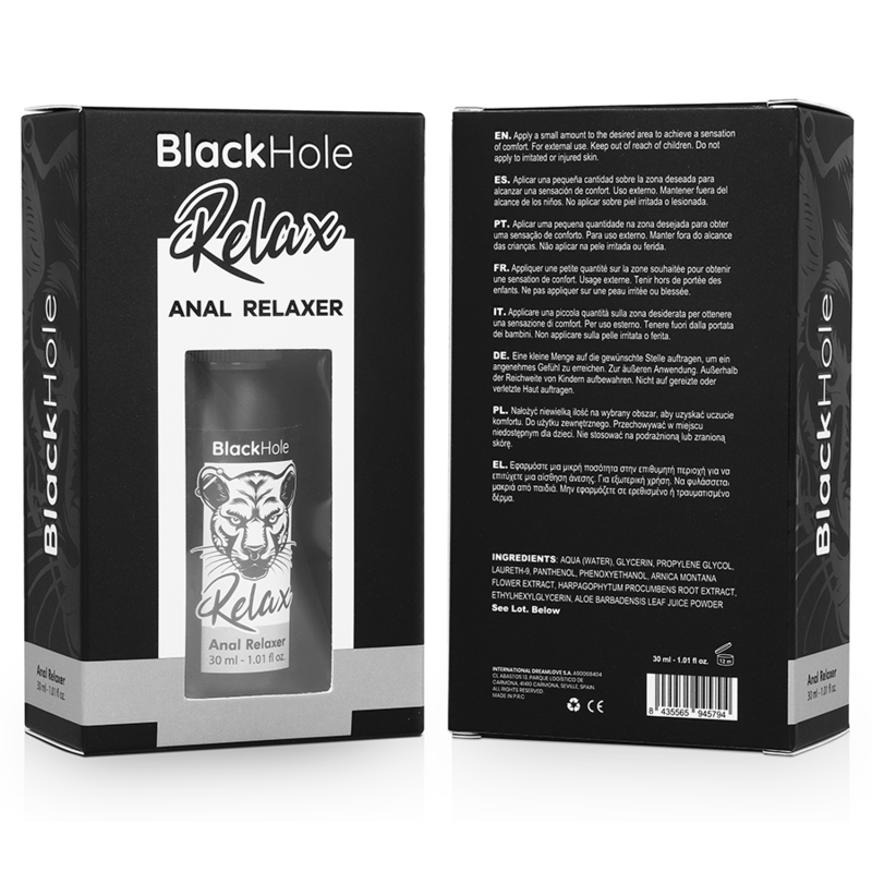 Spray relaxant anal explorer — BLACK HOLE