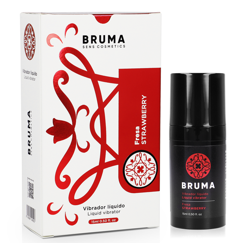 Gel intime vibrant saveur fraise 15 ml — BRUMA