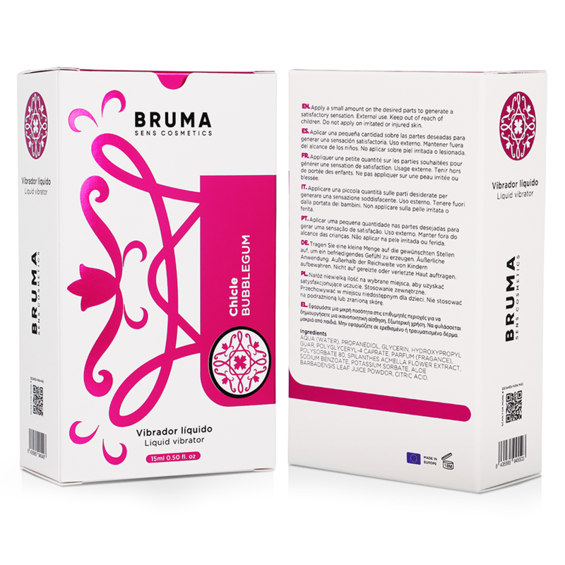 Gel intime vibrant saveur bubblegum — BRUMA