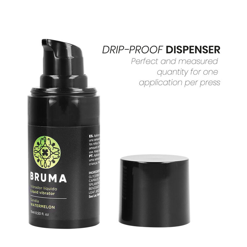 Gel intime vibrant ultra glissant saveur pastèque — BRUMA