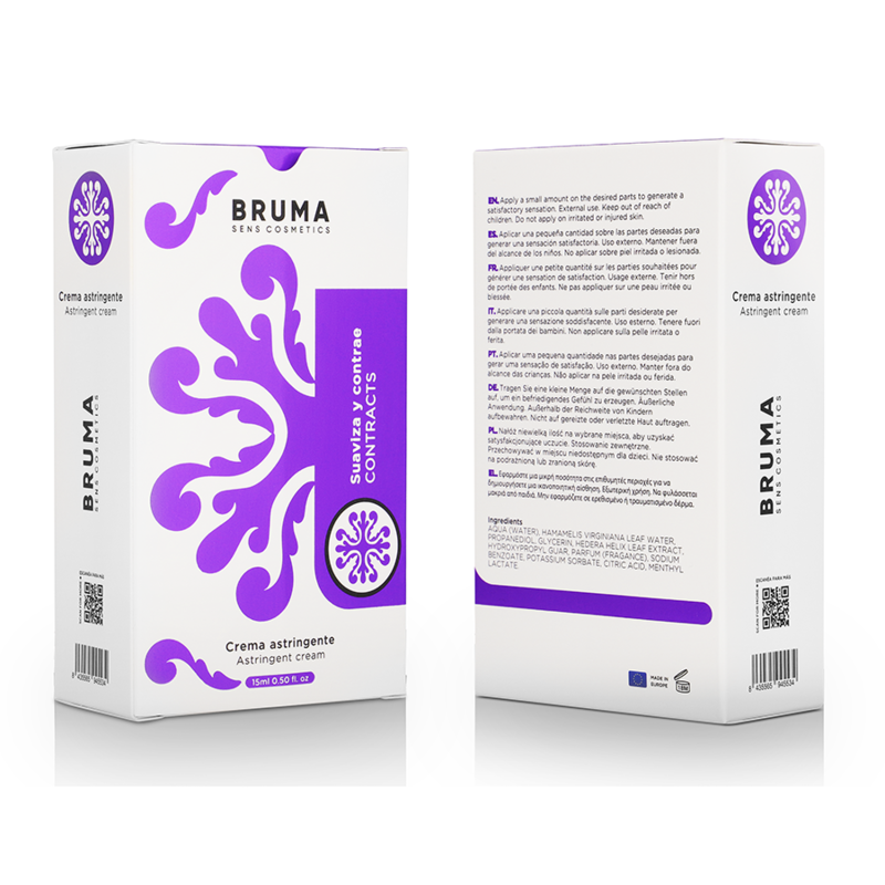 Crème astringente ultra-glissante pour sensations intenses — BRUMA