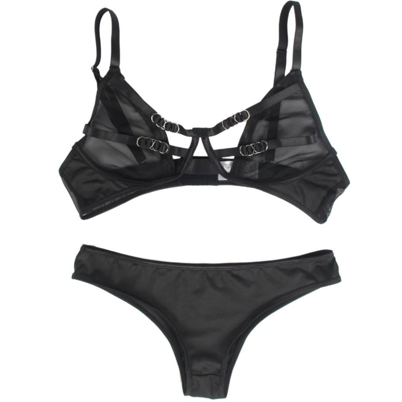 Ensemble transparent soutien-gorge et culotte — SUBBLIME SETS