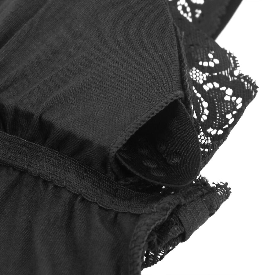 Teddy en dentelle florale noire — SUBBLIME BODIES