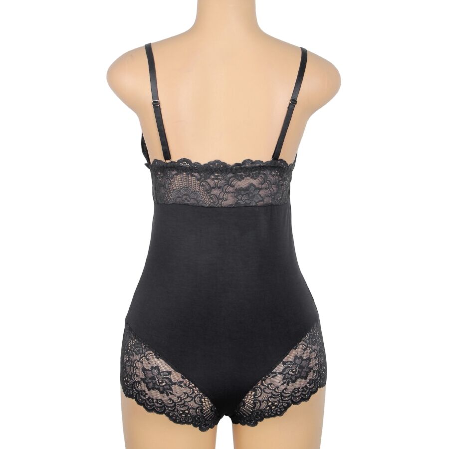 Teddy en dentelle florale noire — SUBBLIME BODIES