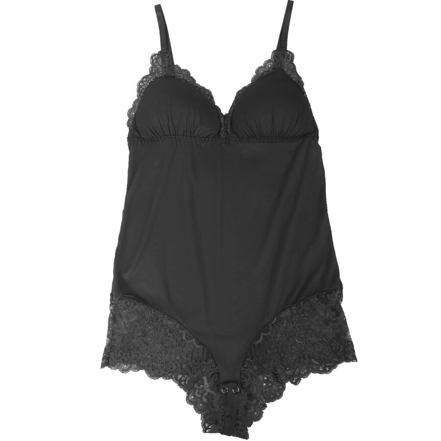 Teddy en dentelle florale noire — SUBBLIME BODIES