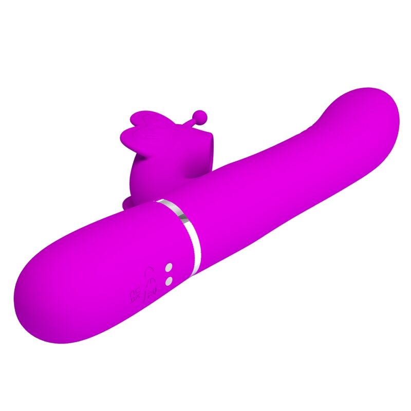 Vibrateur papillon 4-en-1 à commandes multiples — PRETTY LOVE FLIRTATION