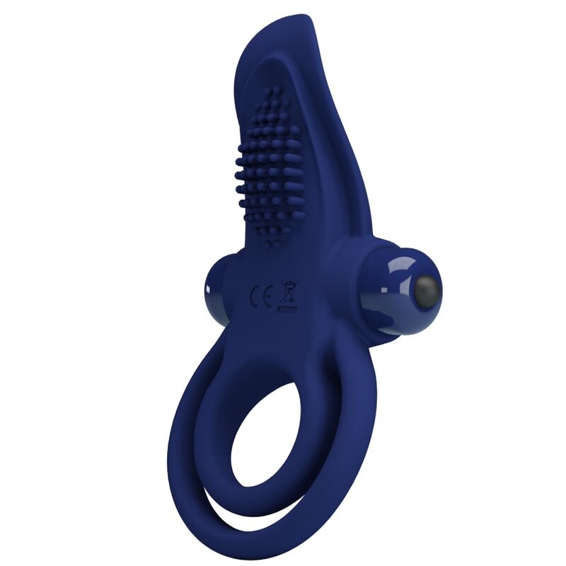 Double anneau vibrant avec 10 modes — PRETTY LOVE MALE