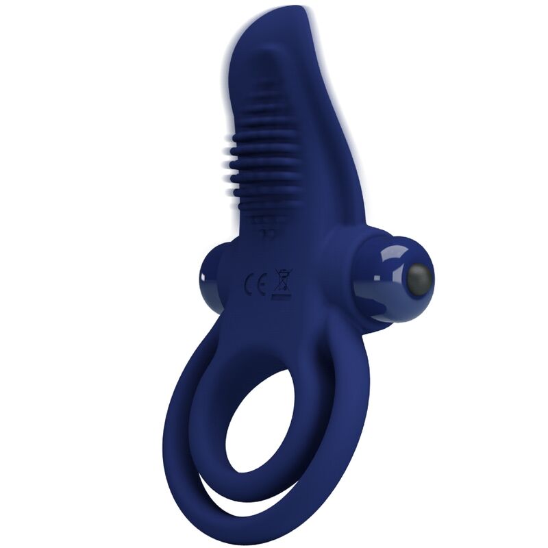 Double anneau vibrant avec 10 modes — PRETTY LOVE MALE
