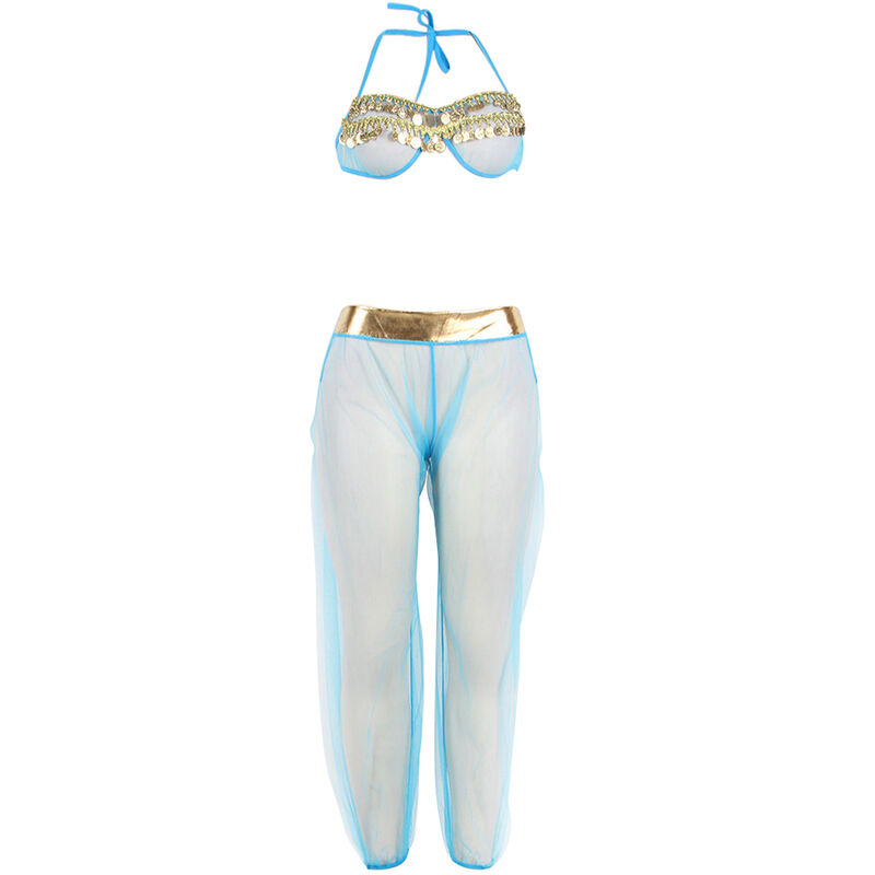 Ensemble de lingerie bralette bleu style indien — SUBBLIME SETS