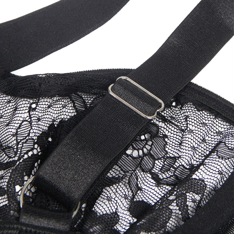 Teddy mit Strumpfhalter und schwarzen Spitzen-Details — SUBBLIME BODIES