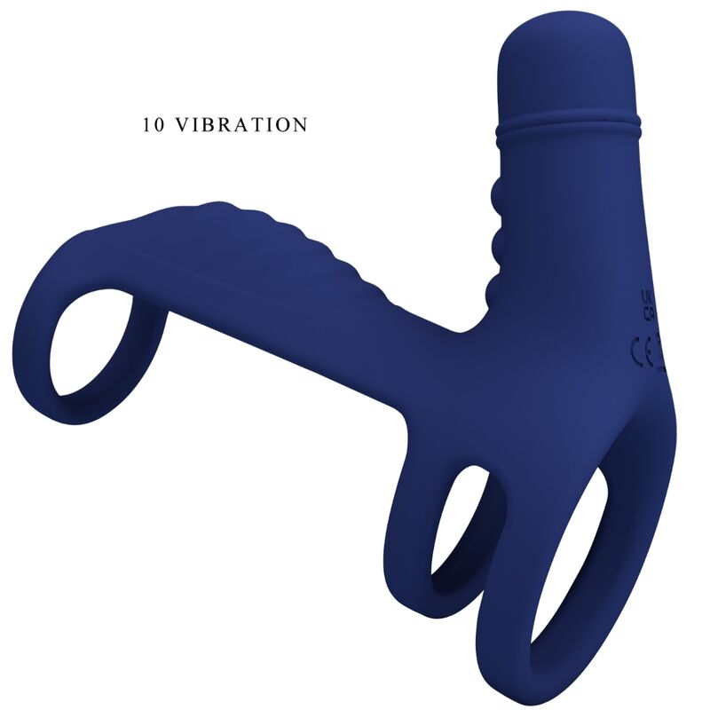 Anneau vibrant avec extension — PRETTY LOVE MALE