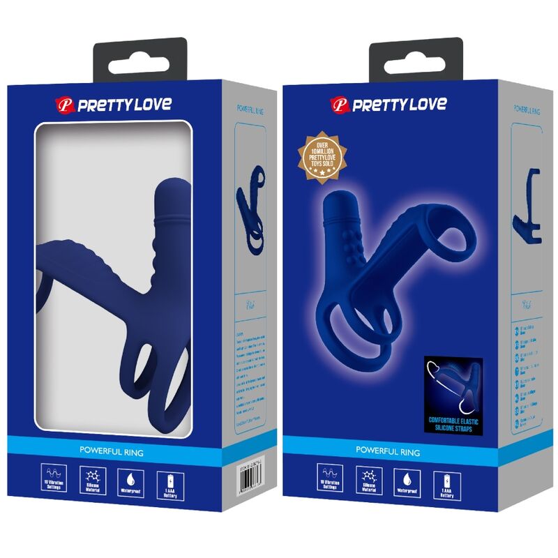 Anneau vibrant avec extension — PRETTY LOVE MALE