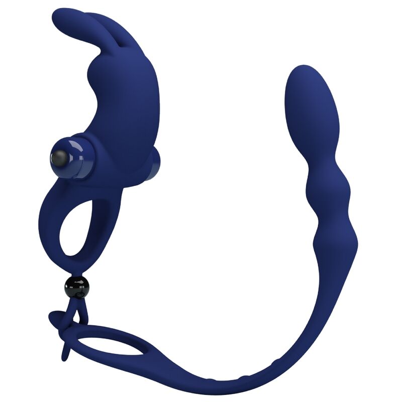 Anneau vibrant plug anal lapin — Pretty Love Male